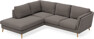 Madison - 2-sits soffa med divan vänster - Brun
