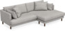 Harper - 4-sits med schäslong XL höger - Vit