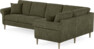 Eden - Hörnsoffa, 3+1-sits - Grön