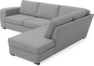 Friday - 2,5-sits soffa med divan höger - Grå