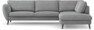 Madison Lux - 3-sits soffa med divan höger - Grå