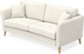 Eden - 2,5-sits soffa svängd - Vit