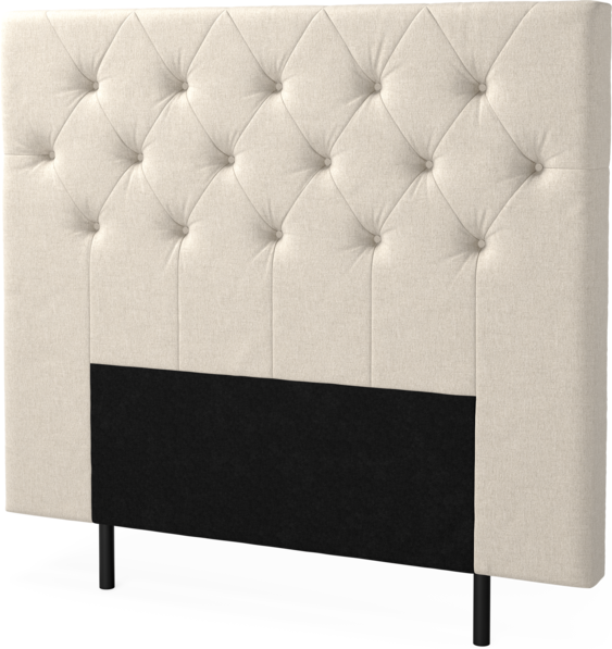 New York pikerad - Sänggavel, 90-210 cm - Beige