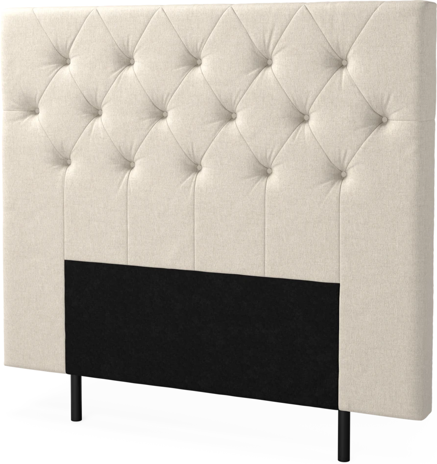 New York pikerad - Sänggavel, 90-210 cm - Beige