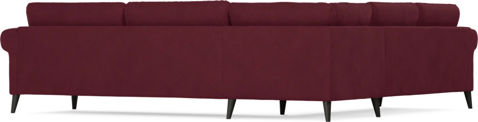 Bridge - Hörnsoffa, 2+3-sits - Röd