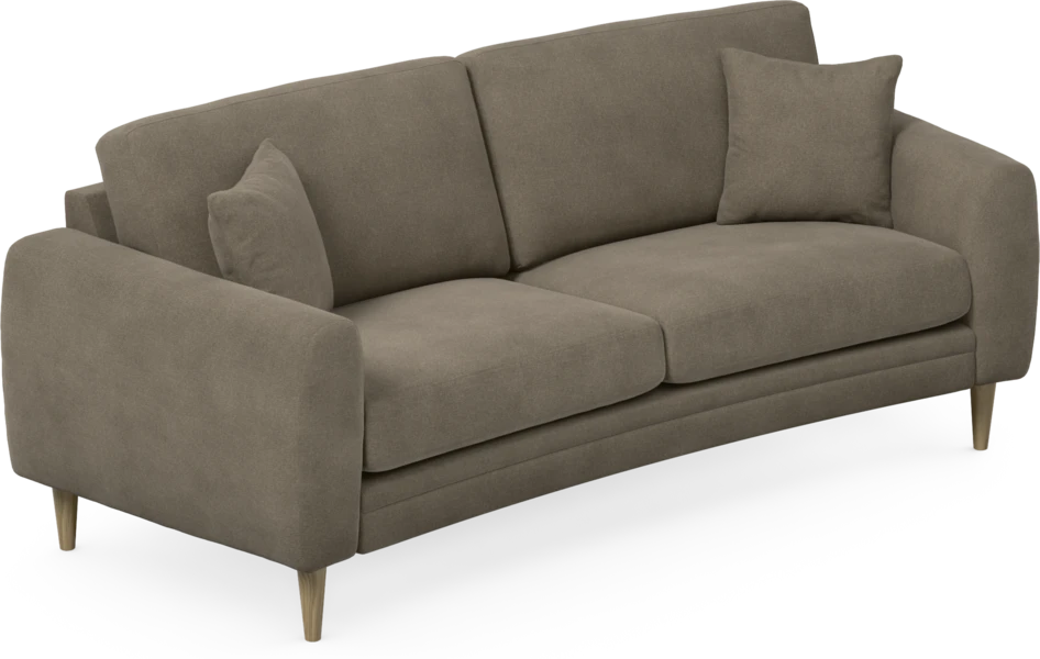 Eden - 2,5-sits soffa svängd - Beige