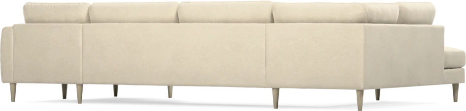 Bridge - 3-sits soffa med divan vänster och schäslong höger - Beige