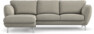 Madison Lux - 2-sits soffa med schäslong vänster - Grå