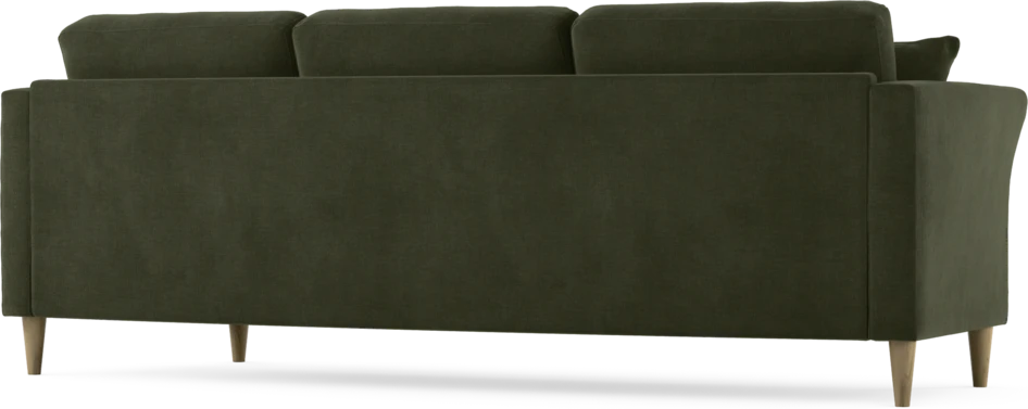Eden - 3-sits soffa svängd - Grön
