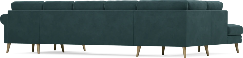 Eden - 3-sits soffa med divan vänster och schäslong höger - Blå