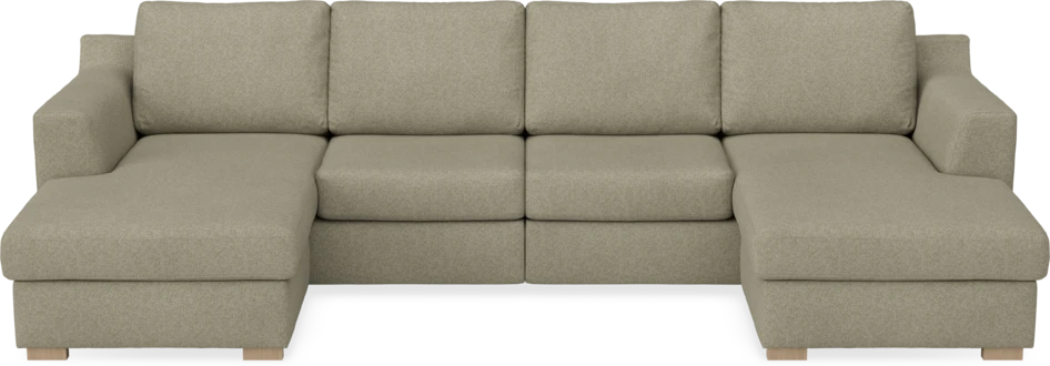 Friday - 2-sits soffa med två schäslonger - Beige