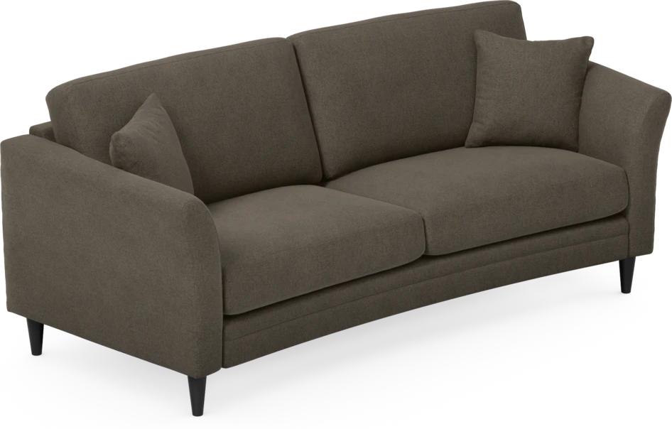 Eden - 2,5-sits soffa svängd - Brun