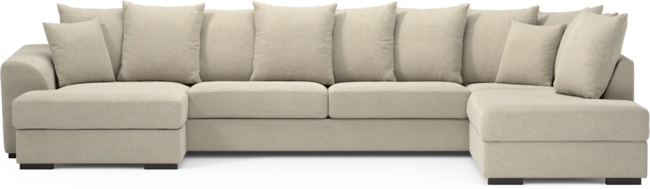 Town - 3-sits soffa med divan höger och schäslong vänster - Beige