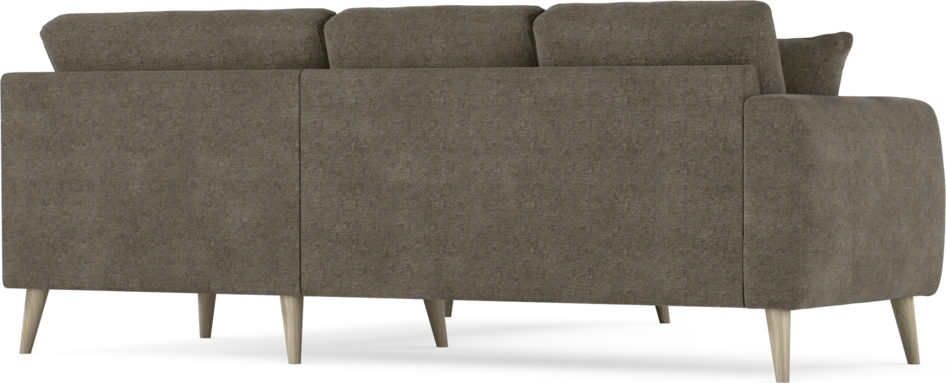 Eden - Hörnsoffa, 2+2-sits - Brun