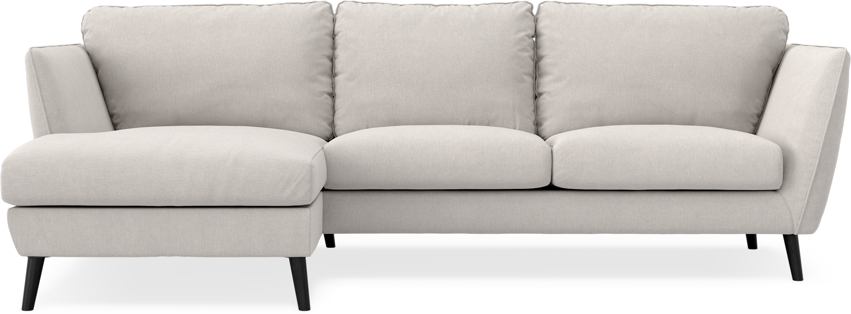 Madison Lux - 2-sits soffa med schäslong vänster - Grå