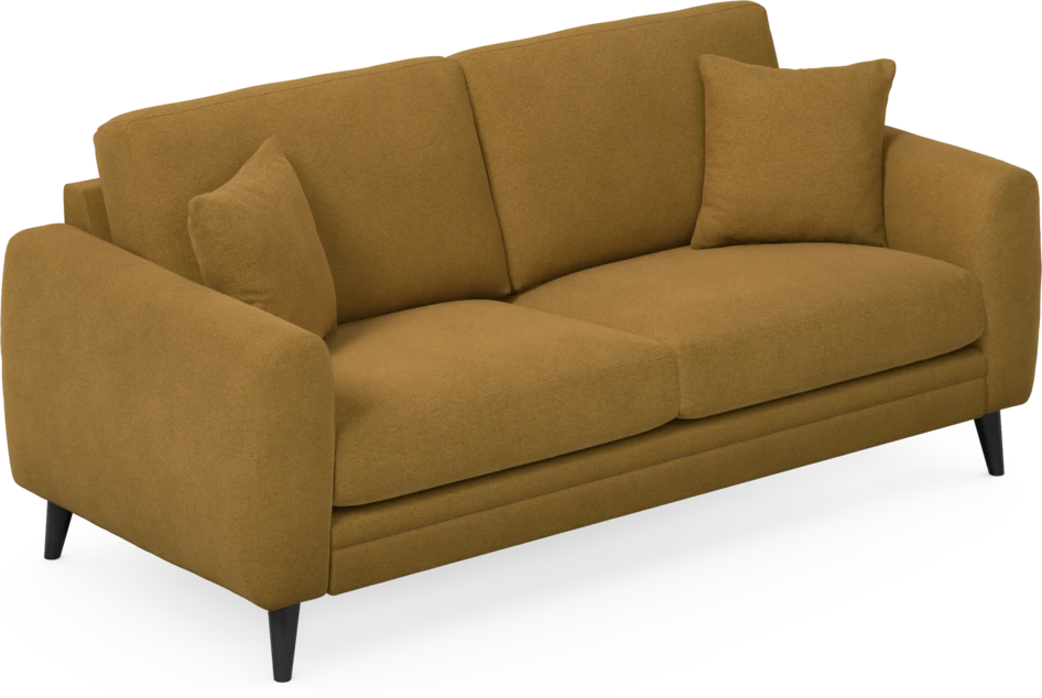 Eden - 2,5-sits soffa - Gul