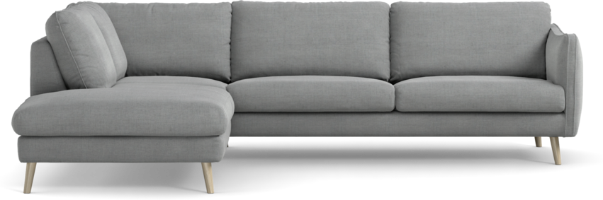 Madison - 3-sits soffa med divan vänster - Grå