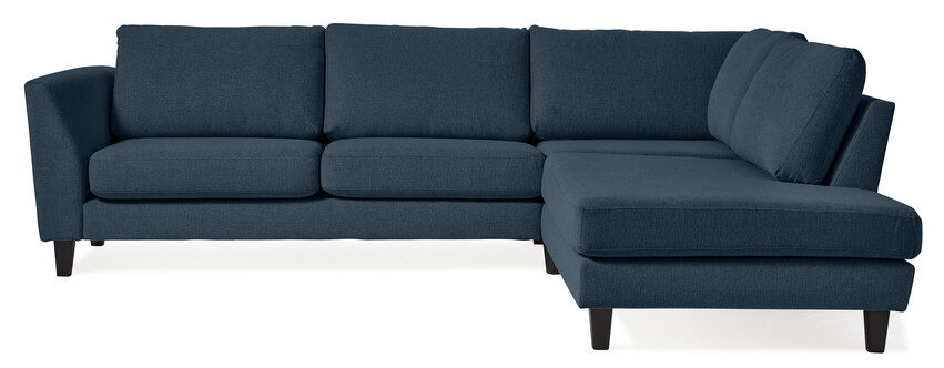 Saturday - 2,5-sits soffa med divan höger - Blå