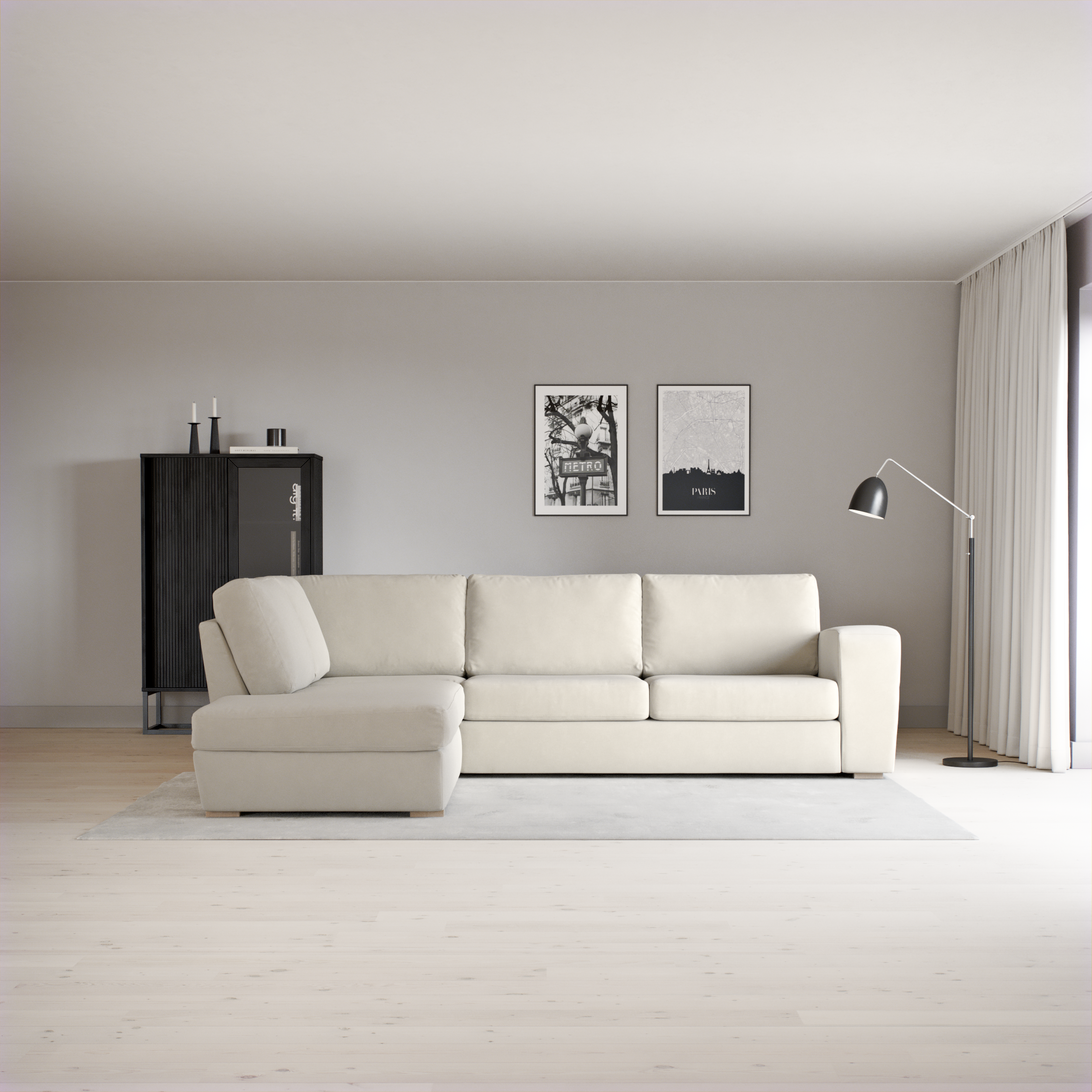 Friday - 2,5-sits soffa med divan vänster - inspiration