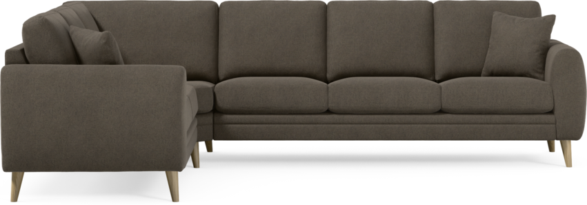 Eden - Hörnsoffa, 2+3-sits - Brun