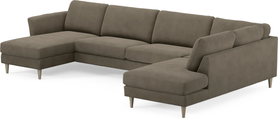 Bridge - 3-sits soffa med schäslong vänster och divan höger - Beige