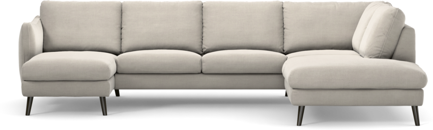 Madison Lux - 2-sits soffa med schäslong vänster och divan höger - Beige
