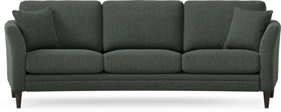 Eden - 3-sits soffa svängd - Grön
