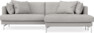 Harper - 4-sits med schäslong XL höger - Vit