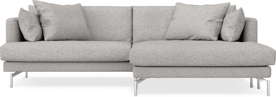 Harper - 4-sits med schäslong XL höger - Vit