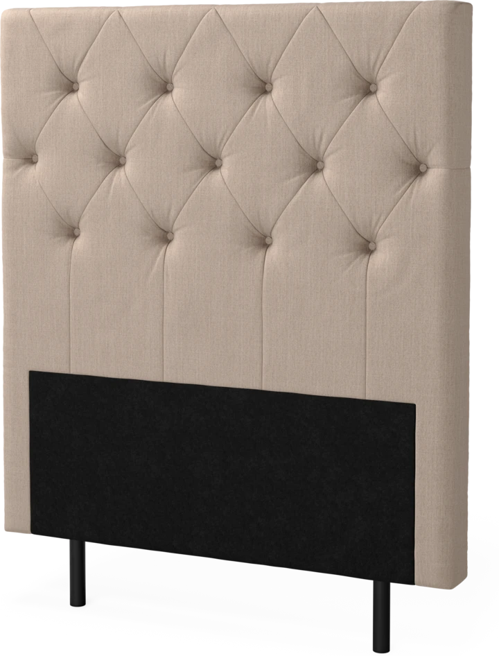 New York pikerad - Sänggavel, 90-210 cm - Beige
