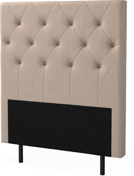 New York pikerad - Sänggavel, 90-210 cm - Beige
