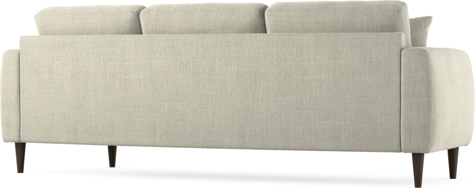 Eden - 3-sits soffa svängd - Beige