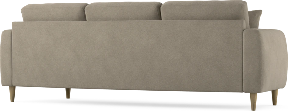 Eden - 3-sits soffa svängd - Beige