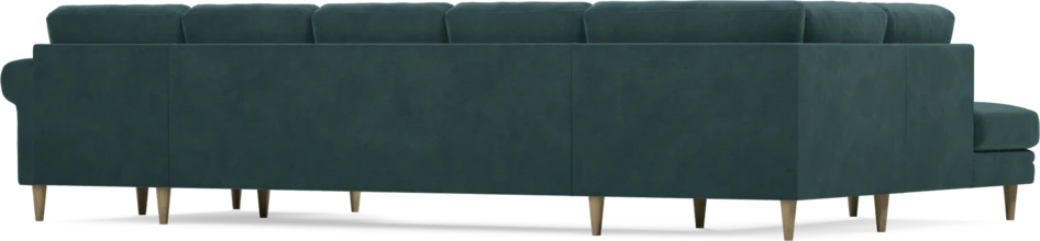 Eden - 3-sits soffa med divan vänster och schäslong höger - Blå