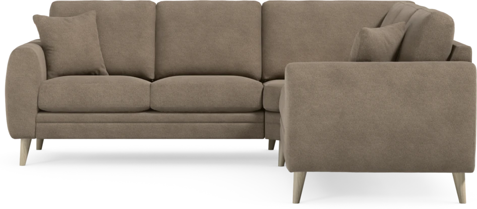Eden - Hörnsoffa, 2+2-sits - Brun