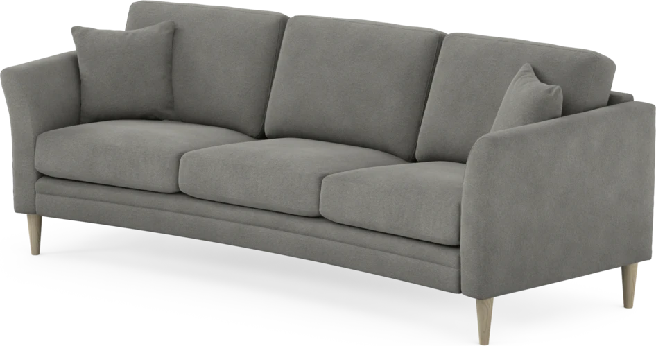 Eden - 3-sits soffa svängd - Grå