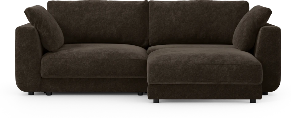 Amie - Bäddsoffa 3-sits - Brun