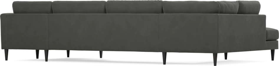 Bridge - 3-sits soffa med divan vänster och schäslong höger - Grå