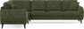 Eden - Hörnsoffa, 2+3-sits - Grön