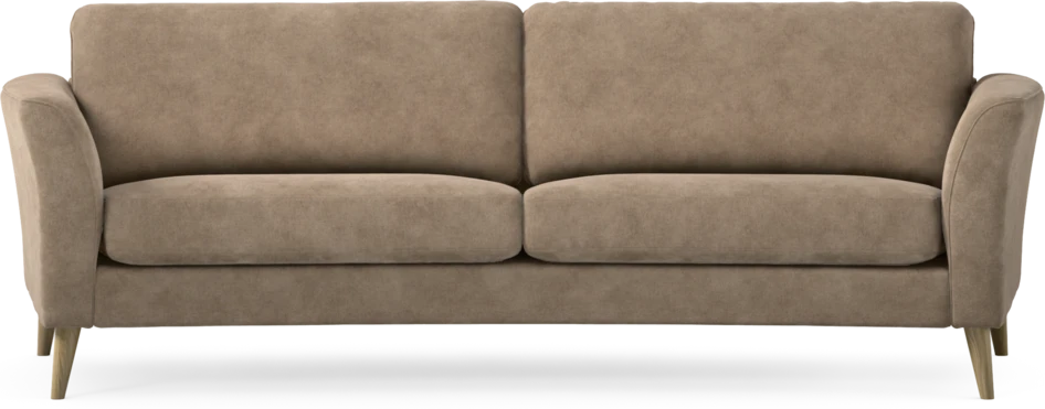 Bridge - 3-sits soffa svängd - Beige