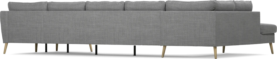 County - 4-sits soffa med divan vänster och schäslong höger - Grå