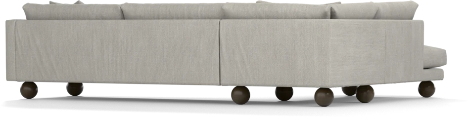 Harper - 3-sits soffa med divan vänster - Grå