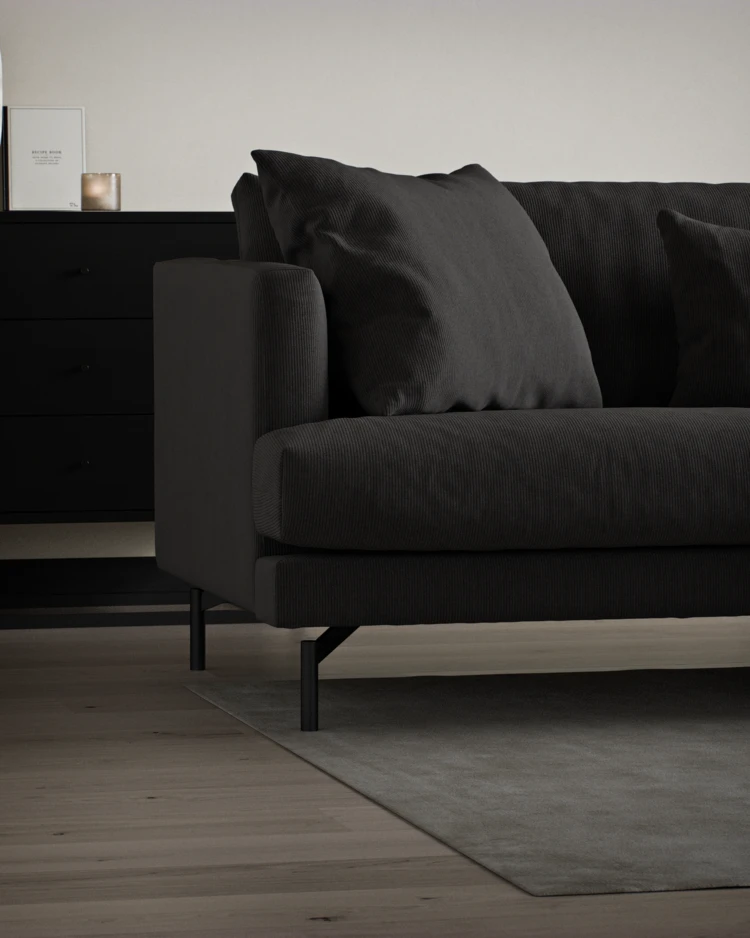 Harper - 3-sits soffa med divan höger - inspiration