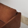 Madison Lux - 2-sits soffa med schäslong vänster - Orange