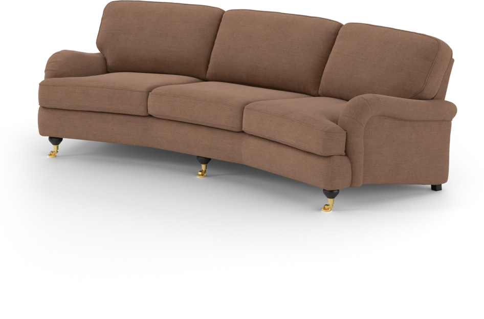 Oxford - 3-sits soffa svängd - Orange