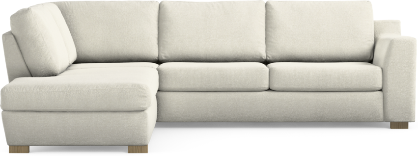 Friday - 2,5-sits soffa med divan vänster - Vit