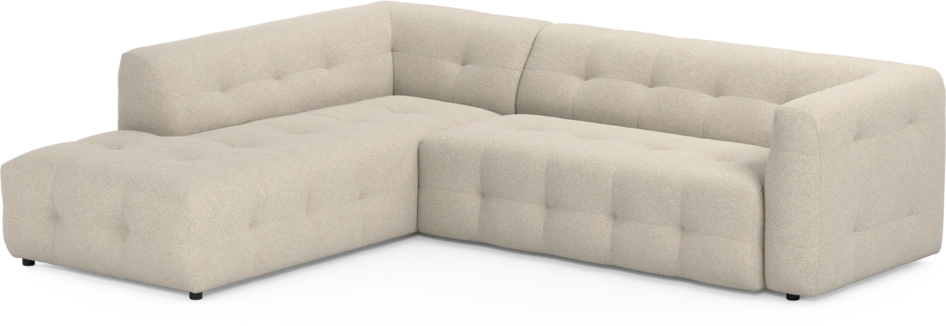 Bella - 3-sits soffa med divan vänster - Beige