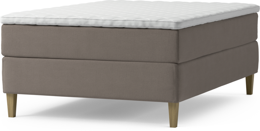 Delux Dream - Kontinentalsäng, enkelsäng 140 cm med bäddmadrass och sängben
