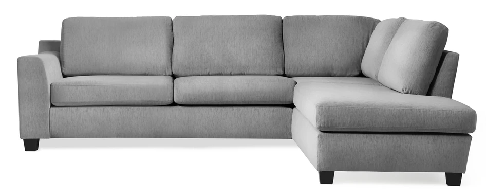 Friday - 2,5-sits soffa med divan höger - Grå