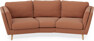 Madison - 3-sits soffa svängd, 70 cm - Orange